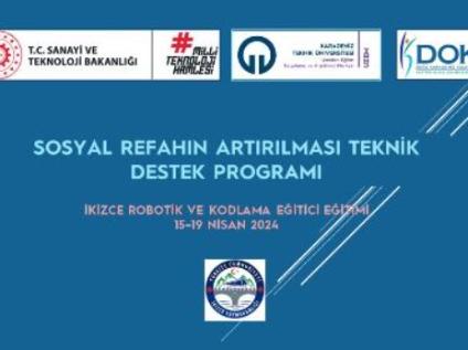 KTÜ UZEM and DOKA Provide Teachers with 'İkizce Robotics and Coding' Training