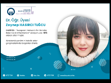 Dr. Öğr. Üyesi Zeynep HASIRCI TUĞCU COST Programına Çalışma Grubu Üyesi (WG) Olarak Atandı!