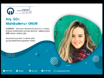 Arş. Gör. MAKBULENUR ONUR COST Programına Çalışma Grubu Üyesi (WG) Olarak Atandı!