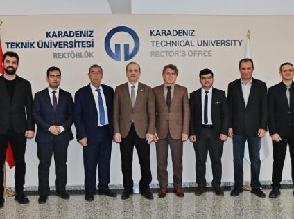 Karadeniz Teknik Üniversitesi (KTÜ), Özbekistan'dan Aniq va Ijtimoiy Fanlar Üniversitesi heyetini ağırladı