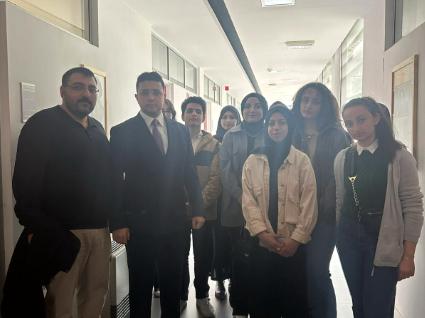 Kelkit 15 Temmuz Şehitler Anadolu Lisesi Bölümümüzü ziyaret etti