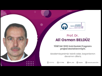 Akademisyenimize TÜBİTAK Proje Desteği