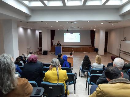 Byann Rasul's presentation on "Teaching English to non-Turkish Students" 