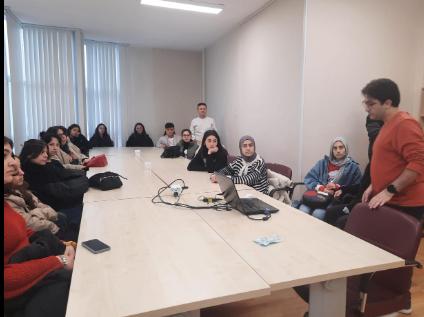Students from Akçaabat Anatolian High School were introduced to the Business Administration Department at KTU.