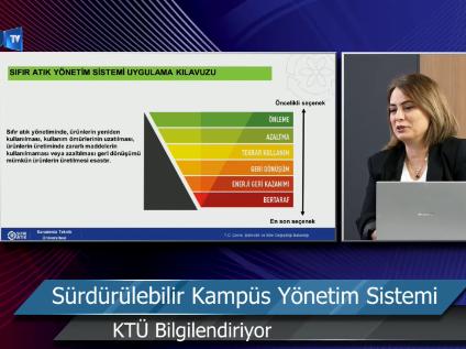 Sürdürülebilir Kampüs Yönetim Sistemi Sunumu Yapıldı