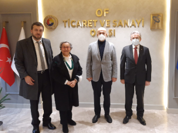 Doğu Karadeniz Kariyer Fuarı (DOKKAF22) Kapsamında Of Ticaret ve Sanayi Odası Ziyaret Edildi.