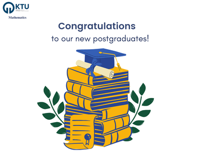 Congratulations to our new postgraduates!