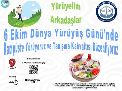 Dünya Yürüyüş Günü?nde Yürüyüş Etkinliği Gerçekleştirildi