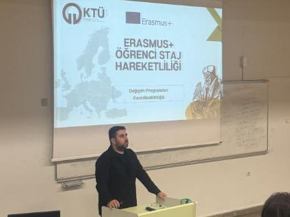 Makina Mühendisliği Bölümü'nde Düzenlenen Erasmus+ Bilgilendirme Toplantısına Katıldık