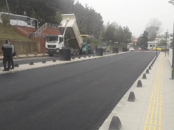 Hastanemiz Yeni Yapılan Kapalı Otoparkının Bağlantı Yolları Asfaltlandı