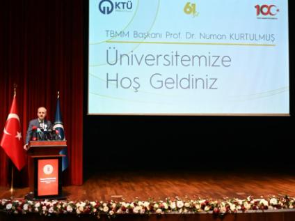 Üniversitemiz 2023-2024 Akademik Yılı Açılış Töreni, TBMM Başkanı Prof. Dr. Sayın Numan KURTULMUŞ'un Katılımı İle Gerçekleşti