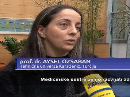 Doç. Dr. Aysel ÖZSABAN, Erasmus+ KA220-HED Projesi Kapsamında Slovenya'da Röportaj Verdi