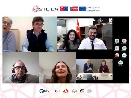 The 6th Online Meeting of the STEIDA Project was Held