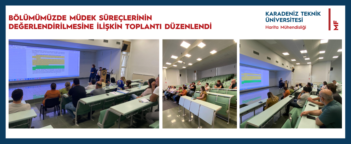 Bölümümüzde MÜDEK Süreçlerinin Değerlendirilmesine İlişkin Toplantı Düzenlendi