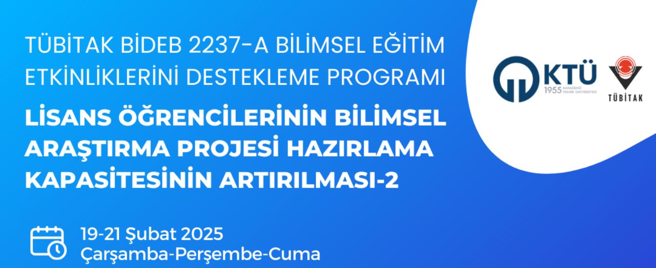 Lisans Öğrencilerinin Bilimsel Araştırma Projesi Hazırlama Kapasitesinin Artırılması-2