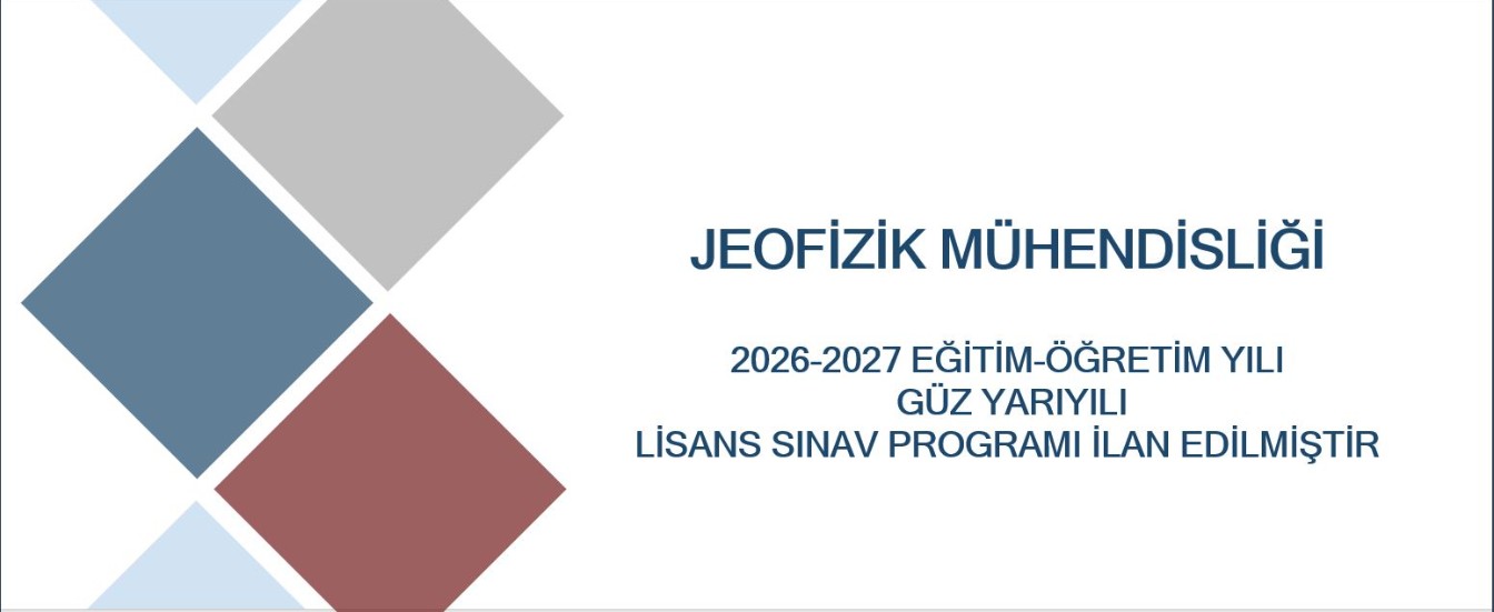 2026-2027 Eğitim-Öğretim Yılı GÜZ Dönemi Lisans Sınav Programı