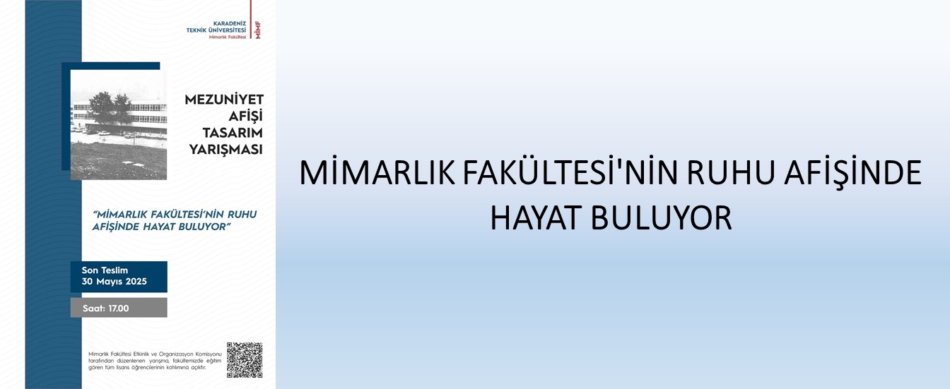 Mimarlık Fakültesinin ruhu afişi