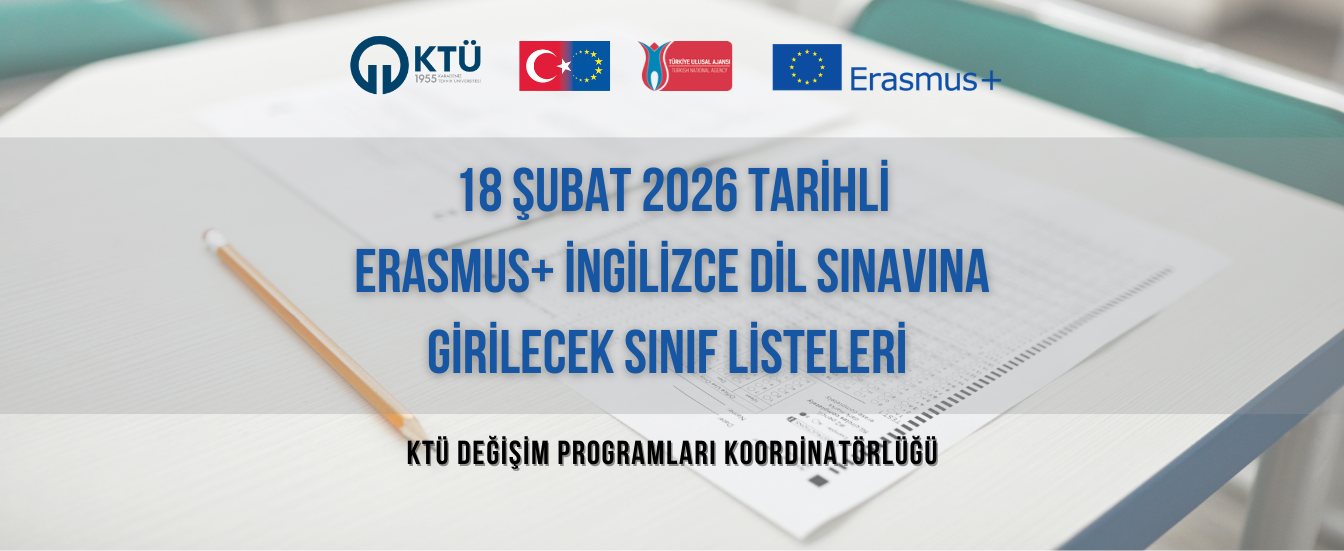 18 ŞUBAT 2026 SINAV SINIF LİSTELERİ BANNER
