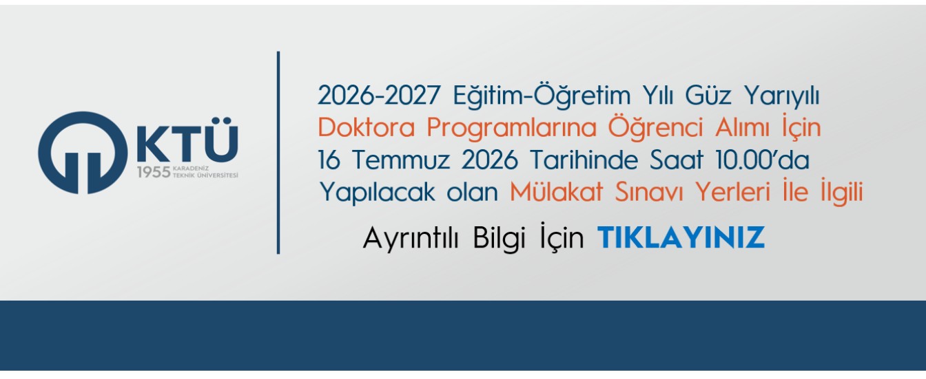 2026-2026 güz yarı yılı mülakat sınav yerleri