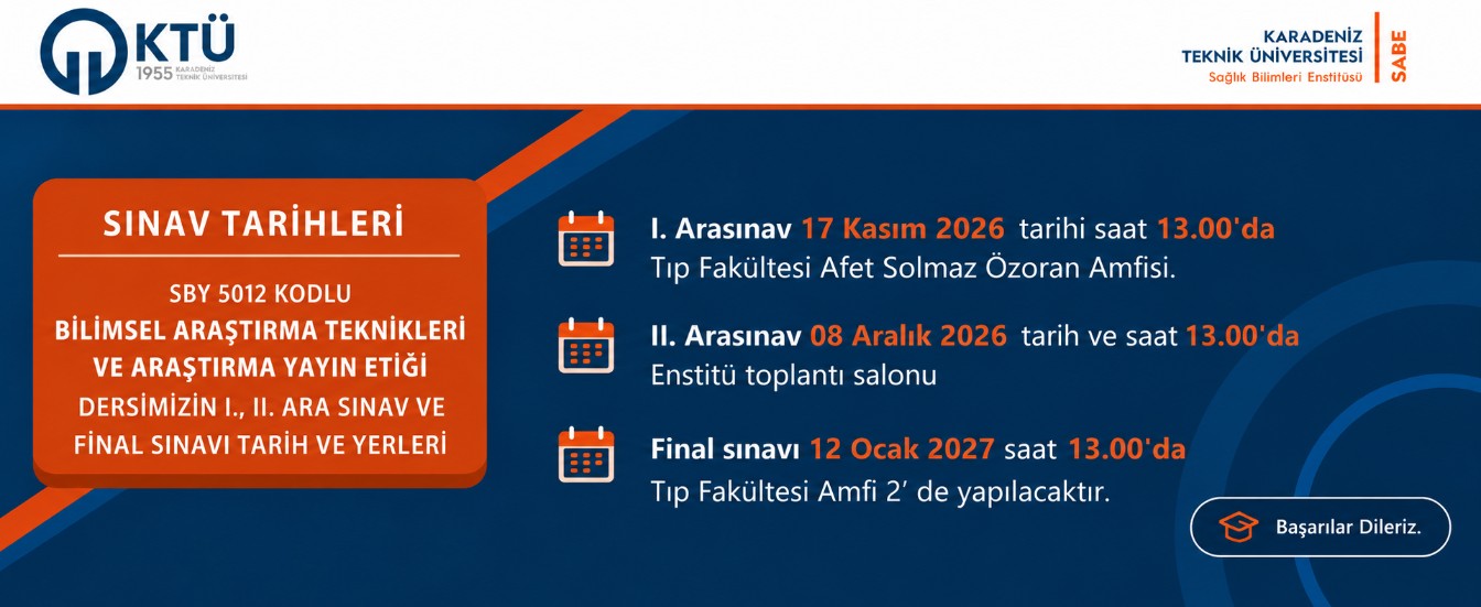 sby 5012 bilimsel hazırlık yayın etiği dersi sınav yerler 2026