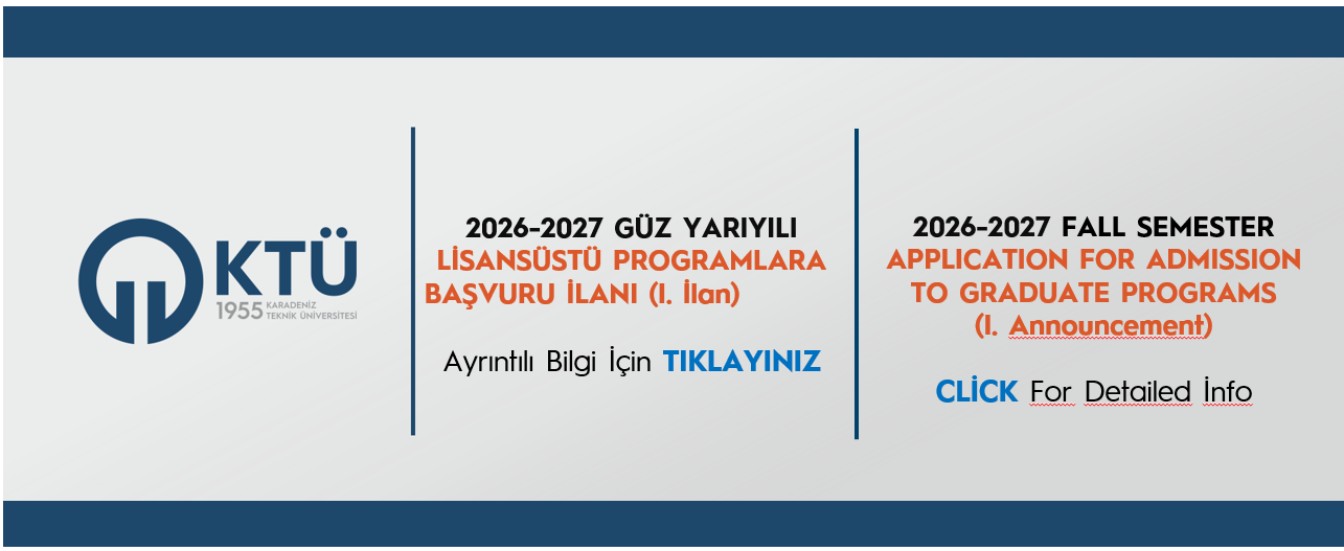 2026-2027 Eğitim-Öğretim Yılı Güz Dönemi Kontenjanları