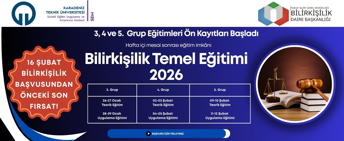 Bilirkişilik Temel Eğitimi 2026