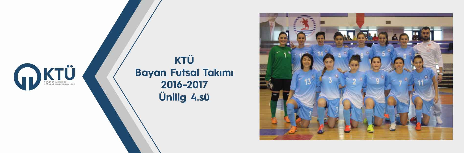 2016 2017 TÜRKİYE ünilig 4 Karadeniz teknik üniversitesi bayan futsal takımı