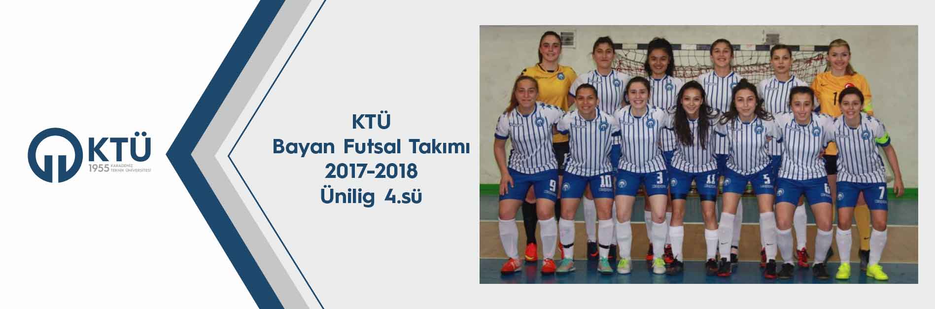 2017 2018 TÜRKİYE ünilig 4 Karadeniz teknik üniversitesi bayan futsal takımı