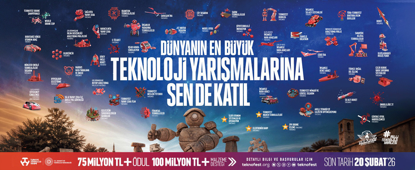 TEKNOFEST-Dünyanın En Büyük Bilgi Yarışmasına Sen de Katıl