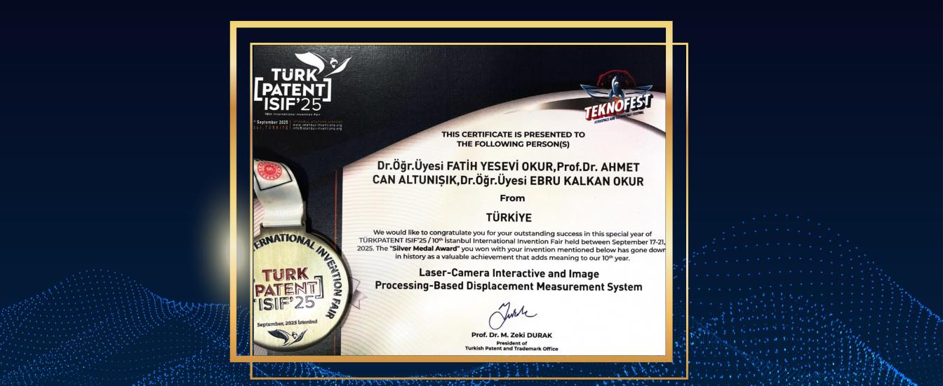 Mühendislik Fakültesi Akademisyenlerimize Gümüş Madalya