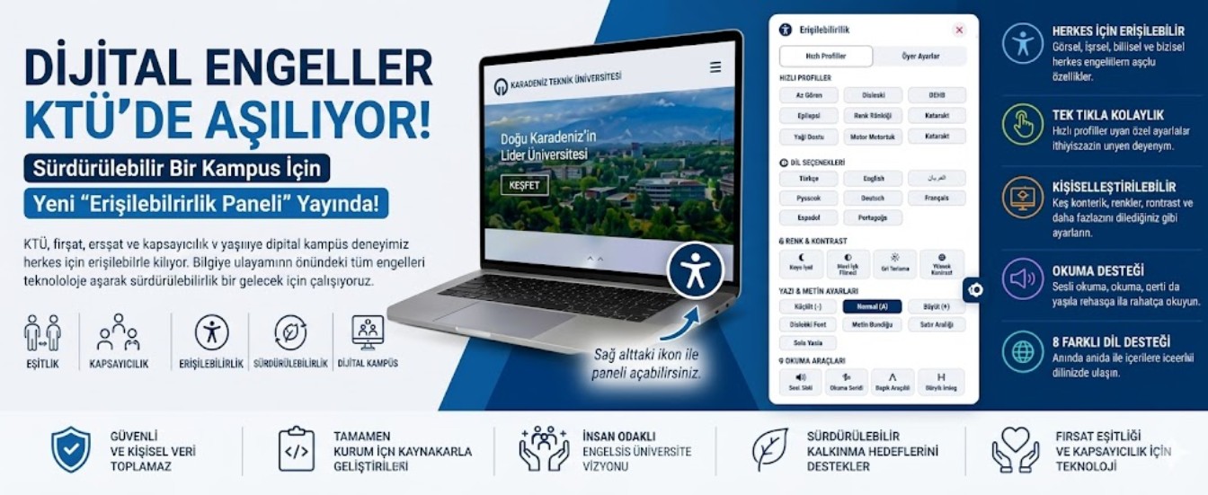 Dijital Engeller KTÜ'de Aşılıyor: Sürdürülebilir Bir Kampüs İçin Yeni 